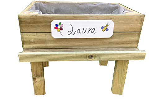 AD servicios Mesa de Cultivo (huerto Urbano) Kit Infantil 60 x 40 x 55 cm