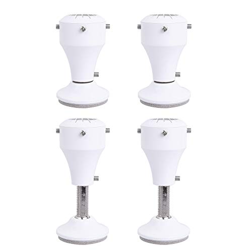 AIRUJIA Elevador de muebles de 6 cm a 10 cm de altura, ajustable, autoadhesivo, de alto rendimiento, para camas, sofás y armarios, soporta hasta 20.000 libras, color blanco AIRUJIA Elevador de muebles de 6 cm a 10 cm de altura, ajustable, autoadhesivo, de alto rendimiento, para camas, sofás y armarios, soporta hasta 20.000 libras, color blanco