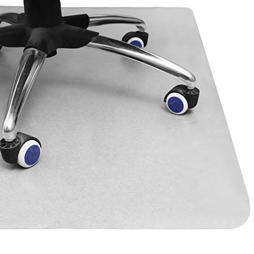 Alfombra para Silla de Oficina - Protector Suelo Antideslizante 2mm de Grosor - 91,5cm x 123cm para Oficina y Hogar - Proteger Piso de Madera, Alfombra, Laminado, Piso de Vinilo y Muebles Pesados Alfombra para Silla de Oficina - Protector Suelo Antideslizante 2mm de Grosor - 91,5cm x 123cm para Oficina y Hogar - Proteger Piso de Madera, Alfombra, Laminado, Piso de Vinilo y Muebles Pesados