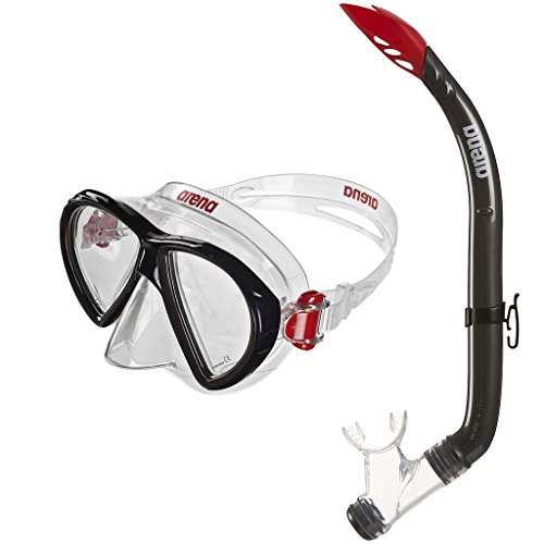 ARENA SEA Discovery 2 JR Gafas de bucear, Unisex niños, Clear/Black, Talla Única