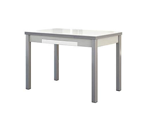 ASTIMESA Mesa de Cocina Extensible con Alas Blanco 50x90cm ASTIMESA Mesa de Cocina Extensible con Alas Blanco 50x90cm