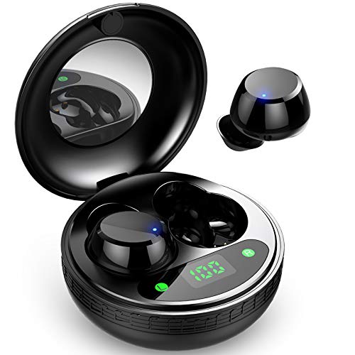 Auriculares Inalambricos, Lecover Auriculares Bluetooth 5.0 con Microfono Mini Twins Estéreo In-Ear, IPX7 Impermeable, con Caja de Carga Portátil, Reproducción de 30 Horas para iPhone y Android Auriculares Inalambricos, Lecover Auriculares Bluetooth 5.0 con Microfono Mini Twins Estéreo In-Ear, IPX7 Impermeable, con Caja de Carga Portátil, Reproducción de 30 Horas para iPhone y Android