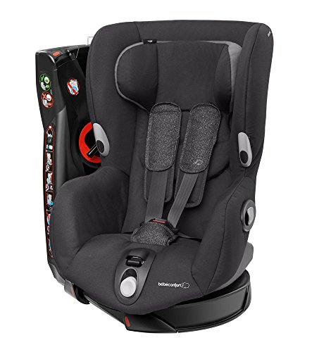 Bébé Confort Axiss Silla infantil giratoria para coche del grupo 1, ajuste extraseguro, reclinable, 9 meses - 4 años, 9 - 18 kg, Triangle Black