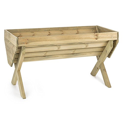 blumfeldt Altiplano 150 - Macetero Elevado, 150x79x76cm, Superficie de Cultivo para terraza o jardín, Fieltro y Pintura Protectores, Certificado por la silvicultura Europea, Madera blumfeldt Altiplano 150 - Macetero Elevado, 150x79x76cm, Superficie de Cultivo para terraza o jardín, Fieltro y Pintura Protectores, Certificado por la silvicultura Europea, Madera