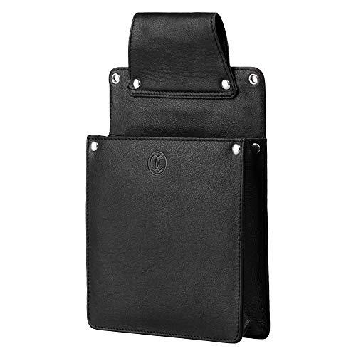 Bolso Camarero para Mini iPad o Tablet. Accesorios Camarero del Futuro Funda Holster de Cuero Negro para Cinturón Camareros Cafe Bar Restaurante Hosteleria Kavali Concepts