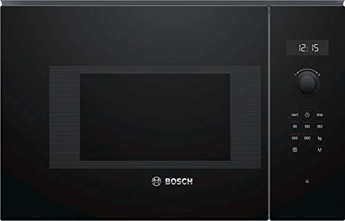 Bosch Serie 6 BFL524MB0 Integrado - Microondas (Integrado, Microondas con grill, 20 L, 800 W, Giratorio, Tocar, Negro)