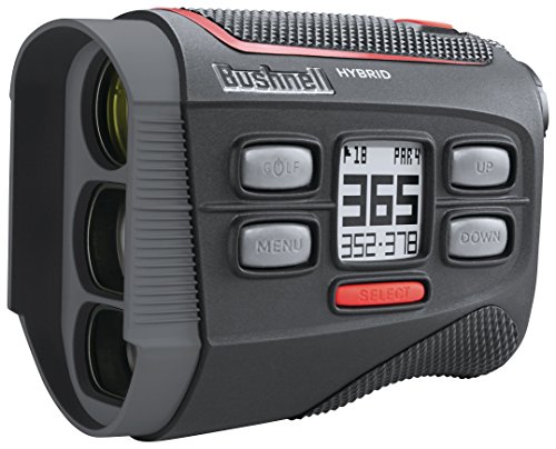 Bushnell Hybrid - Medidor láser y GPS de Golf, Color Negro