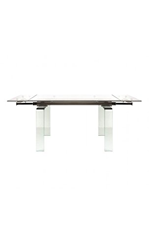 CAMINO A CASA – Mesa de Comedor 140 – 200 cm rectángulo Cristal Urban Cristal