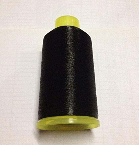 CHENGYIDA Hilo de coser de nailon negro de 0,1 mm para tapicería invisible, hilo invisible mono-filamento, hilo de bobina de nylon, hilo de acolchar – 4380 yardas