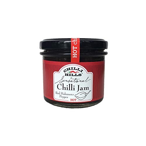 Chilli Hills mermelada agridulce de guindillas Habanero. Hecha con los mejores chiles cultivados en nuestro huerto familiar con jengibre fresco, lima, menta. Natural, sin OMG ni gluten, vegana. 130ml