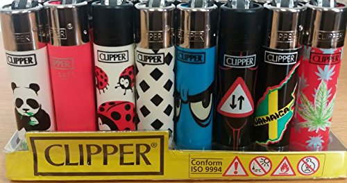 CLIPPER Surtido sorpresa para mecheros (48 clipper + piedras de fuego gratis (1 expositor)