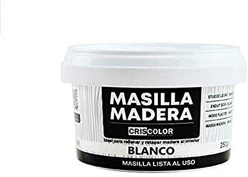 CRISCOLOR Masilla Madera Blanco, ENVASE 250gr.
