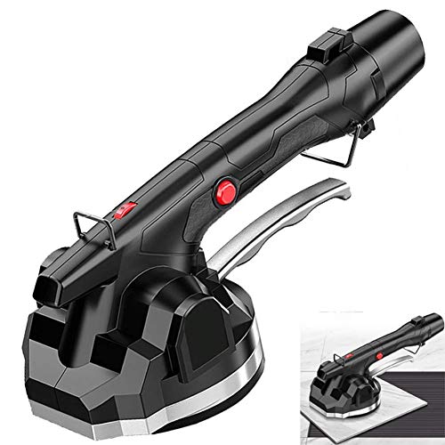 DYB Solador, máquina vibratoria -Martillo de colocación de Placas automático/Martillo de pavimentación de baldosas y revestimientos/Herramienta/Adsorción máxima de 100 kg (Tamaño: 2xLi-Ion) -H