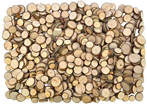 Eduplay Natural Wooden Discs for Handicrafts 1000 g Eduplay Natural Wooden Discs for Handicrafts 1000 g