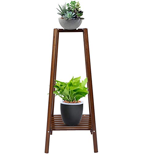 Estantes Plantas, Soporte Para Flores, Estante Para Plantas Con Soporte Para Plantas De Madera Multicapa Estante Para ExhibicióN Con Estantes Para Plantas Con Flores SóLidas(2 Tiers)