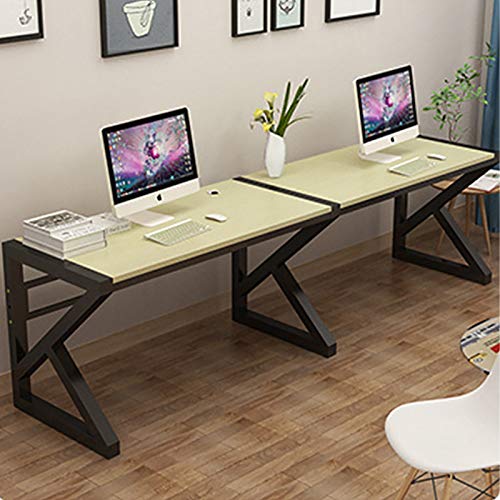 Extra Grande Dos Personas Escritorio De La Computadora,87 Pulgadas Doble Mesa De Trabajo,2 Personas Casa Escritorio De Oficina Doble Escritorio Mesa De Estudio-Natural Wood-a 220x60x75cm(87x24x30inch) Extra Grande Dos Personas Escritorio De La Computadora,87 Pulgadas Doble Mesa De Trabajo,2 Personas Casa Escritorio De Oficina Doble Escritorio Mesa De Estudio-Natural Wood-a 220x60x75cm(87x24x30inch)