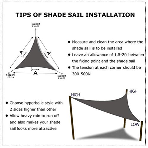 FASEY Toldo De La Vela De La Sombra del Sol 185gsm Tela del Triángulo PERGOLAS PERGOLAS PERGOLAS PERGURAS para EL Patio AL Aire Libre El Jardín del Jardín del Jardín del Jardín FASEY Toldo De La Vela De La Sombra del Sol 185gsm Tela del Triángulo PERGOLAS PERGOLAS PERGOLAS PERGURAS para EL Patio AL Aire Libre El Jardín del Jardín del Jardín del Jardín