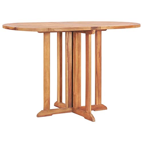 Festnight Mesa de Jardín Butterfly Mesa Plegable de Comedor de Madera Maciza de Teca 120x70x75 cm Festnight Mesa de Jardín Butterfly Mesa Plegable de Comedor de Madera Maciza de Teca 120x70x75 cm