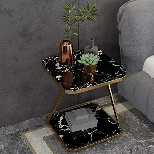 GCX- Mesilla de Noche de Metal de Noche Mesita, Fuerte y Duradero, Pesado Capacidad de Carga, Conveniente for el Dormitorio de la Sala, etc. Moda (Color : Black) GCX- Mesilla de Noche de Metal de Noche Mesita, Fuerte y Duradero, Pesado Capacidad de Carga, Conveniente for el Dormitorio de la Sala, etc. Moda (Color : Black)