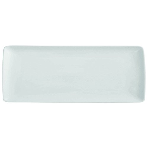 Guy Degrenne Modulo - Plato Rectangular (Porcelana, 40 x 16 cm), Color Blanco