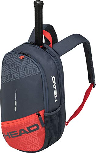 Head Elite Backpack Bolsa de Tenis, Adultos Unisex, Gris/Naranja, Talla única