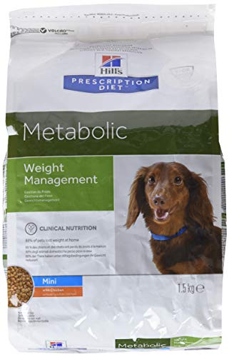 Hill`s Metabolic Mini - Alimento Dietético para Perros - 2 Paquetes de 1500 gr - Totale: 3000 gr