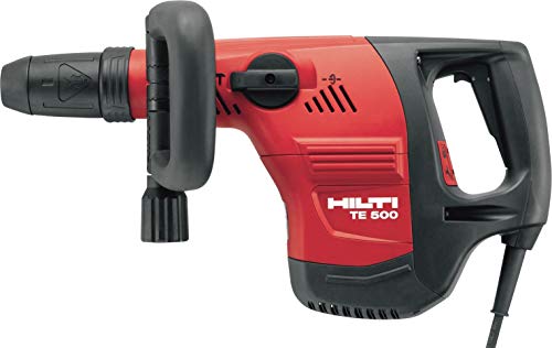 Hilti 274703 Martillo rompedor versátil SDS Max (TE-Y) para tareas ligeras de cincelado en hormigón y mampostería, 1100 W, 230 V, Negro Rojo, 471 x 108 x 243 mm Hilti 274703 Martillo rompedor versátil SDS Max (TE-Y) para tareas ligeras de cincelado en hormigón y mampostería, 1100 W, 230 V, Negro Rojo, 471 x 108 x 243 mm