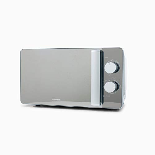 IKOHS Microondas MW700M Espejo - Microondas, 700W,Capacidad de 20L, 6 Niveles de Potencia, Temporizador hasta 30 minutos, 33.5x45.0x25.0 cm IKOHS Microondas MW700M Espejo - Microondas, 700W,Capacidad de 20L, 6 Niveles de Potencia, Temporizador hasta 30 minutos, 33.5x45.0x25.0 cm