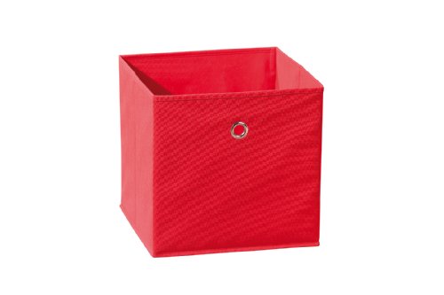 Inter Link Winny Rot 99200200 Caja Plegable Rojo, Polipropileno, 31.5 x 31.5 x 31 cm