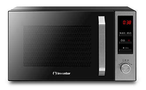 Inventor Microondas MWO-23L-BD, 800W, Grill 1000W, 23 Litros de Capacidad, Modo Combi, Cocción en Dos Tiempos, Descongelación, Temporizador de 95’, Color Negro Inventor Microondas MWO-23L-BD, 800W, Grill 1000W, 23 Litros de Capacidad, Modo Combi, Cocción en Dos Tiempos, Descongelación, Temporizador de 95’, Color Negro