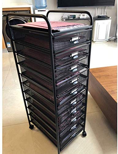J- Armarios de oficina 6 rejilla de la cesta de rack archivo A3, el arte del hierro de 6 capas de clasificación titular de archivo cajón de la compra de múltiples funciones de la Oficina de almacenami