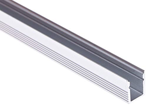 Jandei - Perfil aluminio estrecho tira led 2 metros superficie 7.5x9 mm