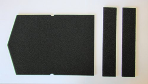 Juego de filtros para Miele, filtro de esponja 6057930 y 9688381, para secadora de condensación con bomba de calor