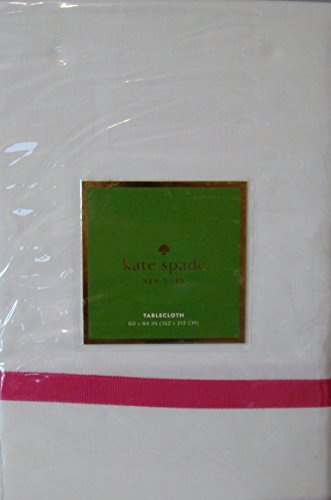 Kate Spade New York 'Grace Avenue' Light Cream With Pink Tablecloth 60"x84"