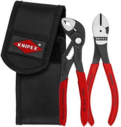 KNIPEX 00 20 72 V02 Mini-juego de alicates en bolsa porta-herramientas de cinturón