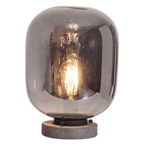 Lámpara de Mesa Vidrio Ahumado Salón Skandinavisch Wohnraumbeleuchtung Pie Mirada de Mármol Innentischleuchte 34cm Alto Lámpara de Cristal Moderno Lámpara de Mesa Vidrio Ahumado Salón Skandinavisch Wohnraumbeleuchtung Pie Mirada de Mármol Innentischleuchte 34cm Alto Lámpara de Cristal Moderno