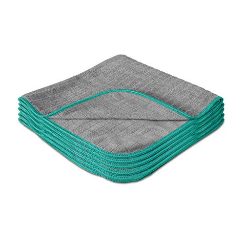 LAVANDOLA Bayetas de Microfibra 5 Piezas, 30x30cm Extremadamente absorbentes y Suaves, para el hogar, la Cocina y el baño, paños de Microfibra LAVANDOLA Bayetas de Microfibra 5 Piezas, 30x30cm Extremadamente absorbentes y Suaves, para el hogar, la Cocina y el baño, paños de Microfibra