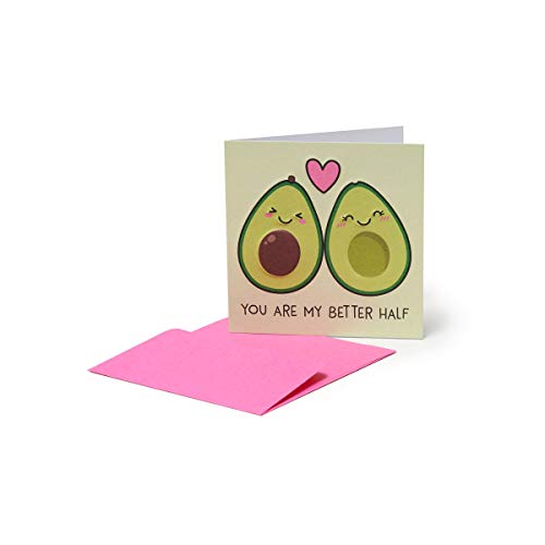 Legami BQEL009 – Mini tarjeta de felicitación – Avocado Love