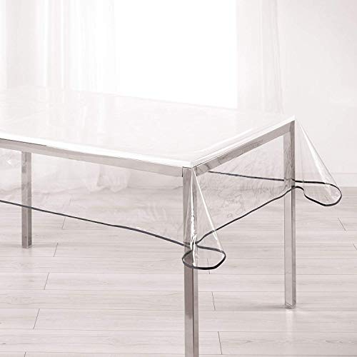 Ligne Decor Douceur d 'Interieur 140 x 240 cm Plain Cristal 15/100e jardín Biais Mantel, Antracita Ligne Decor Douceur d 'Interieur 140 x 240 cm Plain Cristal 15/100e jardín Biais Mantel, Antracita