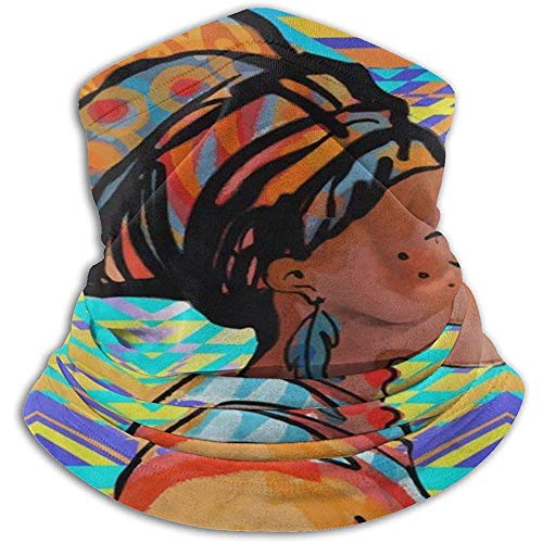 Linger In Diadema Pasamontañas Mujer Africana Calentador de Cuello Vintage Casco Forro Sombrero