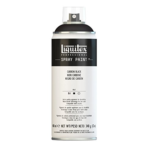 Liquitex Professional - Acrílico en spray, 400ml, negro carbon