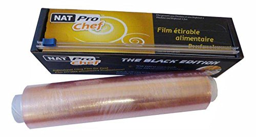 Lote DE 2 rollos DE Film protector alimentaria ZIP PRO-cut-envasado DE alimentos, protección fresco horno, microondas y congelador, 45 cm x 300 m, sin DEHA