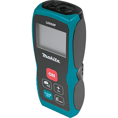 Makita LD050P Medidor Laser Distancia 50M, 0 W, 1.5 V, Azul