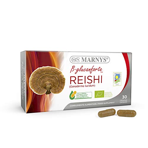 MARNYS Reishi BIO. Línea B-glucanforte Extracto de Reishi 12:1 30 Cápsulas