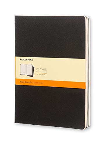 MAUL Buchstütze (H)140 x (T)140 x (B)85 mm, grau, 3 Unidades: Black Ruled Journals , Extra Large (Moleskine Cahier)