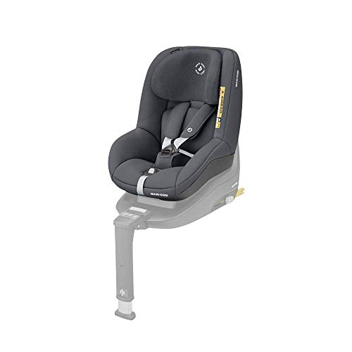 Maxi-Cosi Pearl Smart I-Size Silla coche bebé contramarcha y reclinable, se utiliza en combinación con la base isofix FamilyFix One i-Size, silla auto bebé 6 meses - 4 años, color authentic graphite