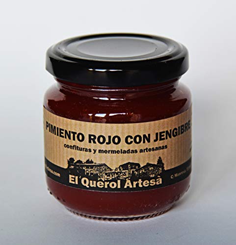 Mermelada Artesana de PIMIENTO ROJO CON JENGIBRE. 170gr. Ingredientes 100% naturales. Envíos gratis a partir de 20€.