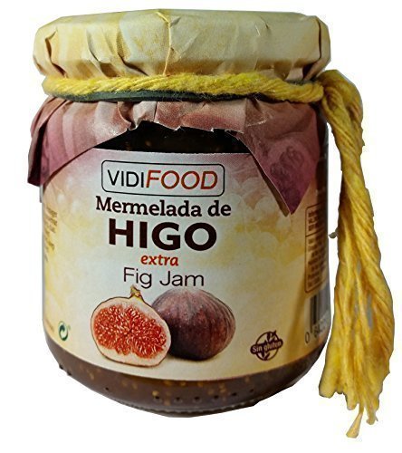 Mermelada Extra Artesanal de Higo - 210 g - Procedente de España - Casera - 100% Natural - Amplia Variedad de Deliciosos Sabores