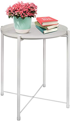 Mesa auxiliar, mesa de salón, mesa de centro redonda, mesa auxiliar estable, mesa de café en diseño moderno, bandeja extraíble para interior y exterior, fácil de montar y limpiar. Mesa auxiliar, mesa de salón, mesa de centro redonda, mesa auxiliar estable, mesa de café en diseño moderno, bandeja extraíble para interior y exterior, fácil de montar y limpiar.