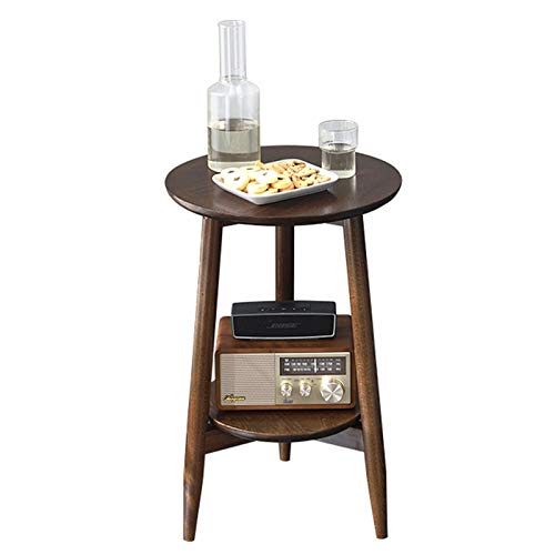 Mesa Auxiliar Pequeña Mesa Auxiliar de Té de Estilo Japonés, Mesa Auxiliar Alta de 2 Estantes para Sala de Estar, Mesas de Teléfono de Mesita de Noche, Color Madera Nogal (Size : S-40×61cm) Mesa Auxiliar Pequeña Mesa Auxiliar de Té de Estilo Japonés, Mesa Auxiliar Alta de 2 Estantes para Sala de Estar, Mesas de Teléfono de Mesita de Noche, Color Madera Nogal (Size : S-40×61cm)